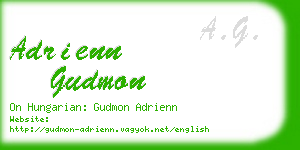 adrienn gudmon business card